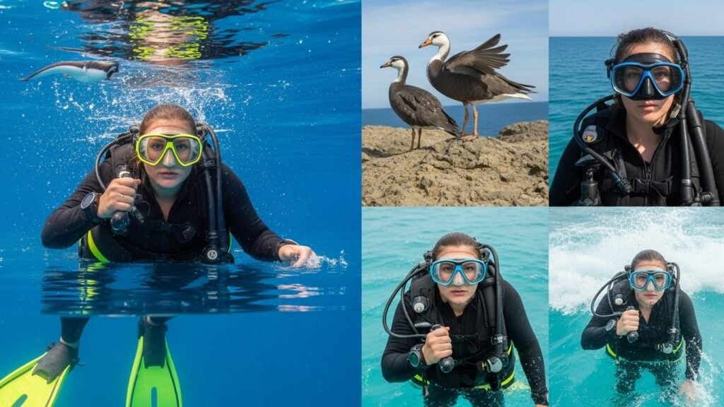 Intereses específicos: buceo, aves y más