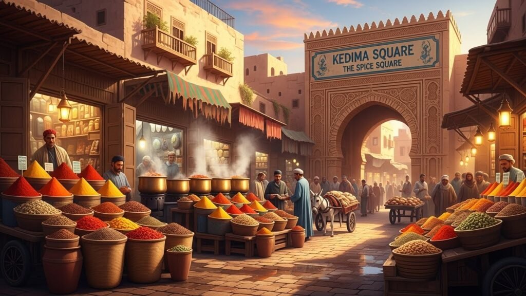 Plaza Kedima: La Plaza de las Especias