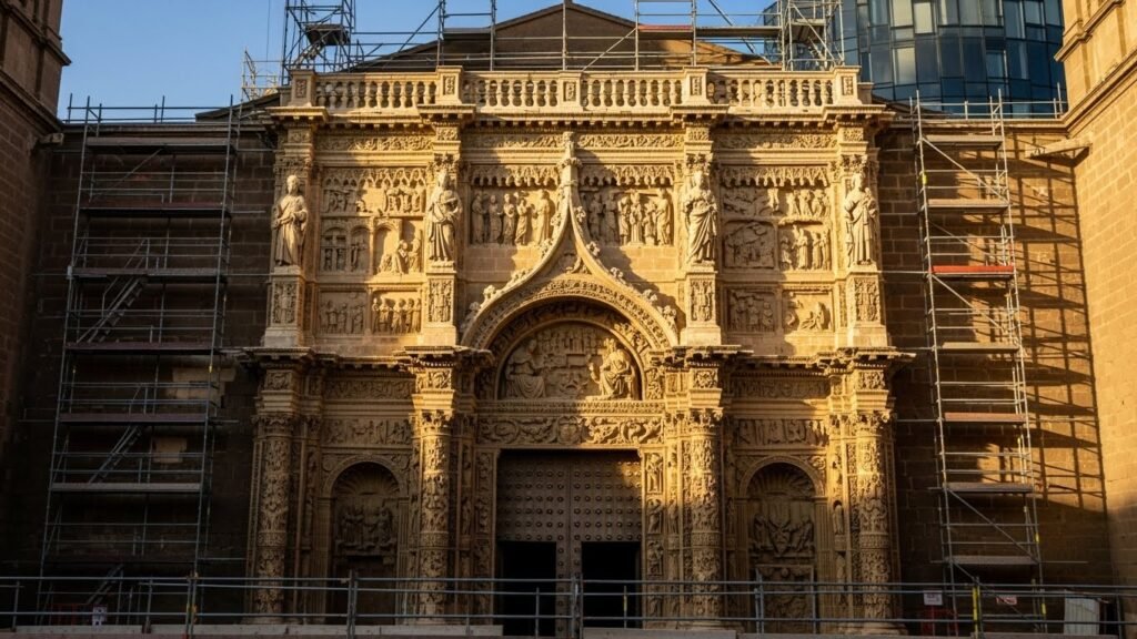 Basílica de Santa Engracia: Portada superviviente