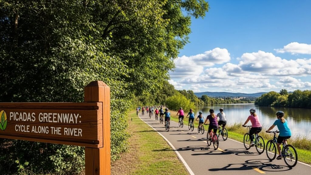 Vía Verde de Picadas: Pedalea Junto al Río