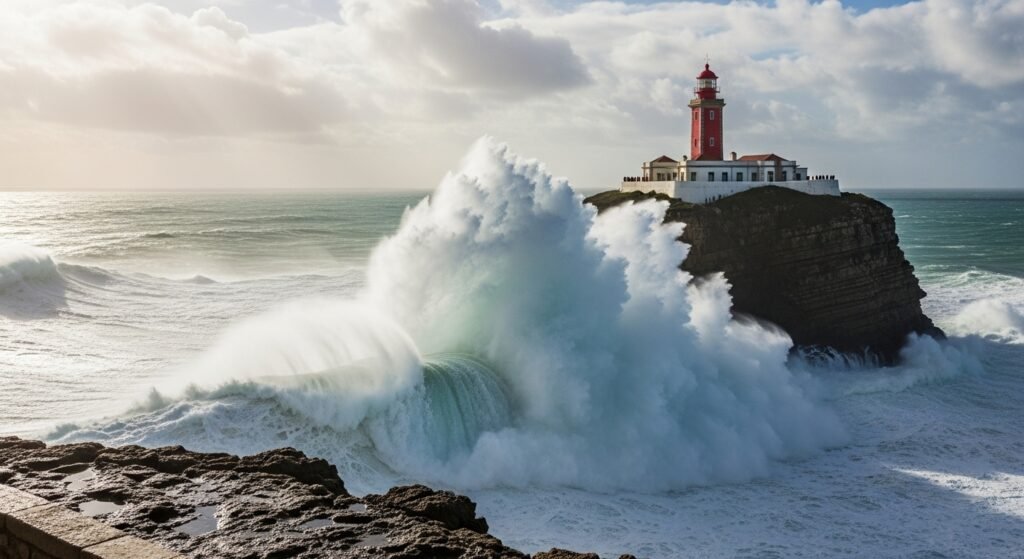 Qué Ver en Nazaré Portugal: El Faro y las Olas Gigantes
